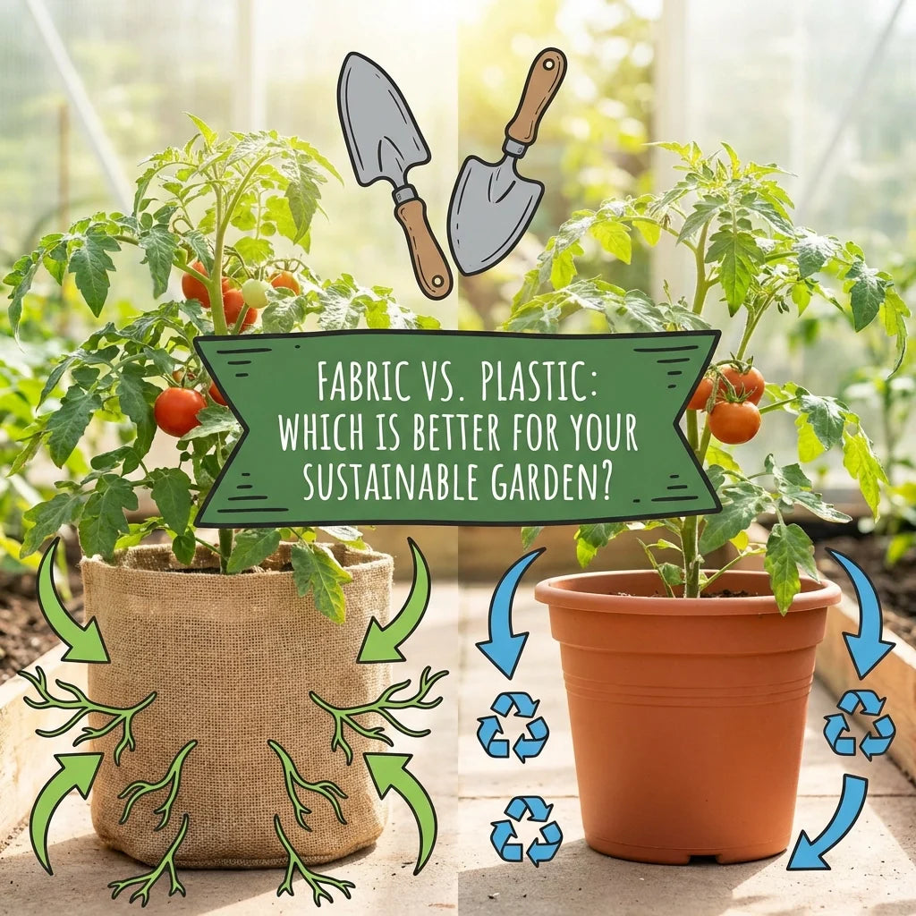 Fabric Grow Pots Vs Plastic: Which Is Better For Your Sustainable Garden?