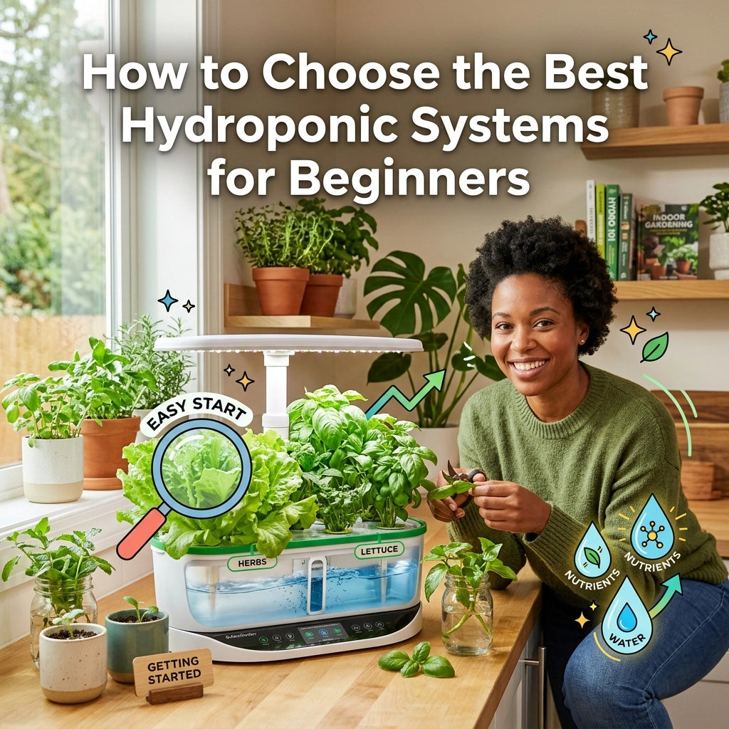 How to Choose the Best Hydroponic Systems for Beginners