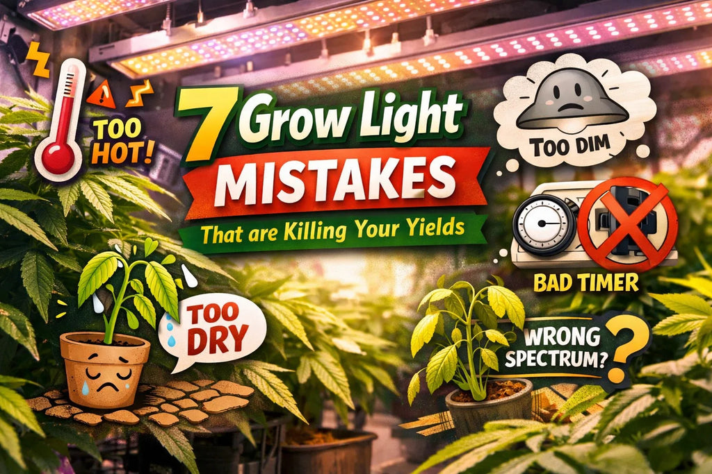7 Grow Light Mistakes That are Killing Your Yields