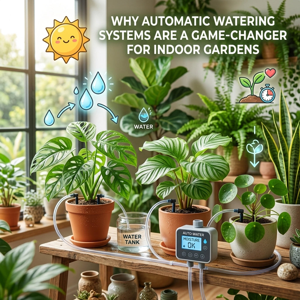 Why Automatic Watering Systems Are a Game-Changer for Indoor Gardens