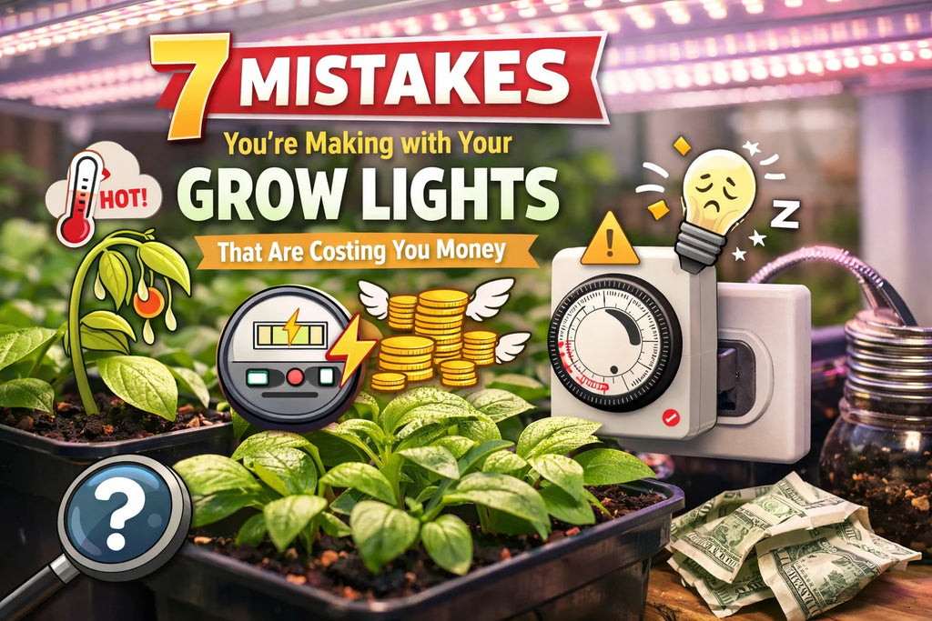 7 Mistakes You're Making with Your Grow Lights That Are Costing You Money