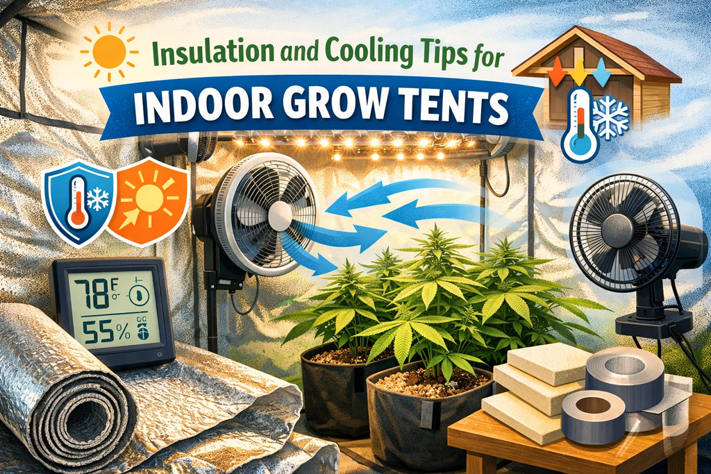 Insulation and Cooling Tips for Indoor Grow Tents
