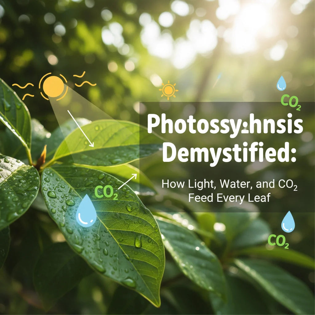 Photosynthesis Demystified: How Light, Water, and CO₂ Feed Every Leaf