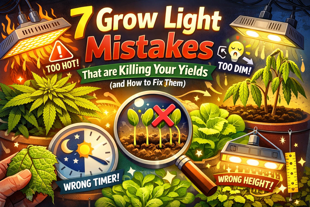 7 Grow Light Mistakes That are Killing Your Yields (and How to Fix Them)