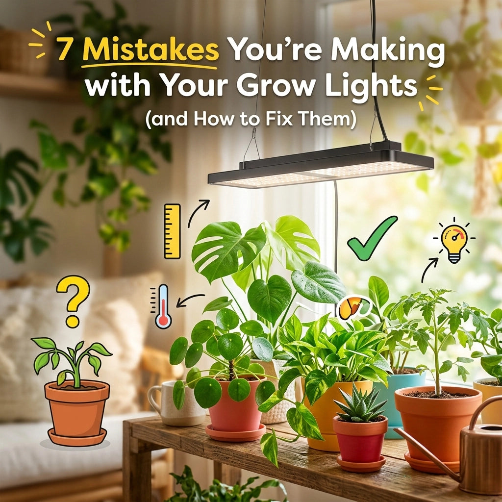 7 Mistakes You’re Making with Your Grow Lights (and How to Fix Them)