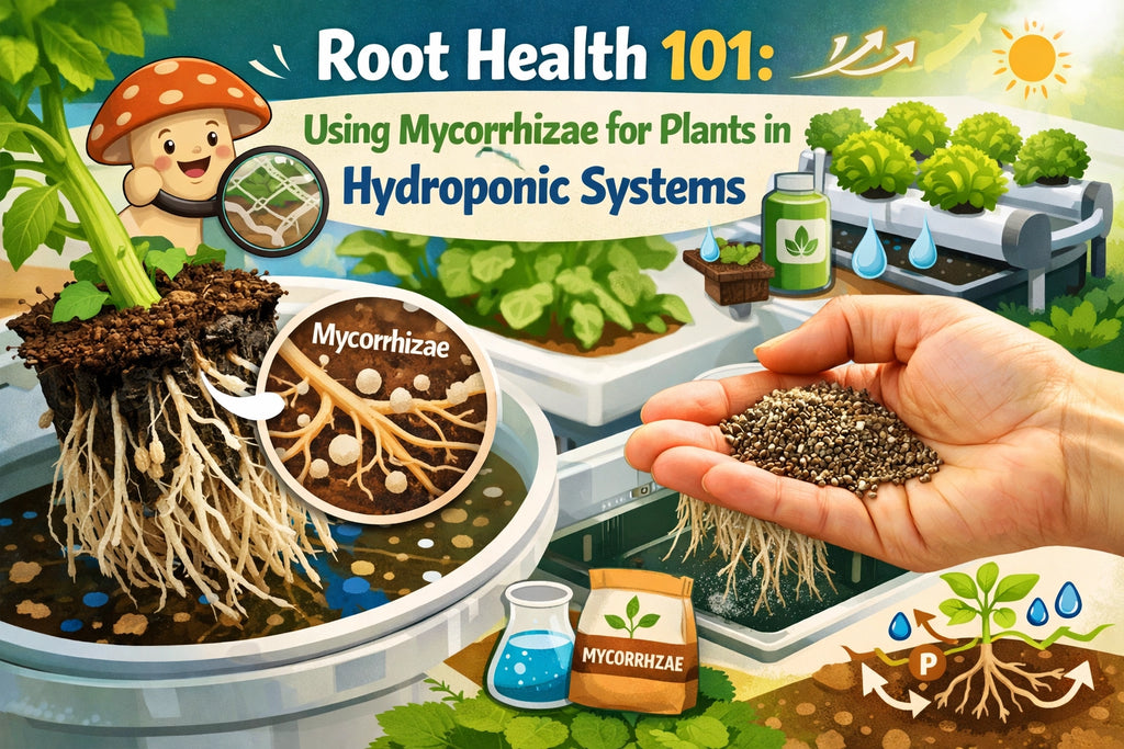 Root Health 101: Using Mycorrhizae for Plants in Hydroponic Systems