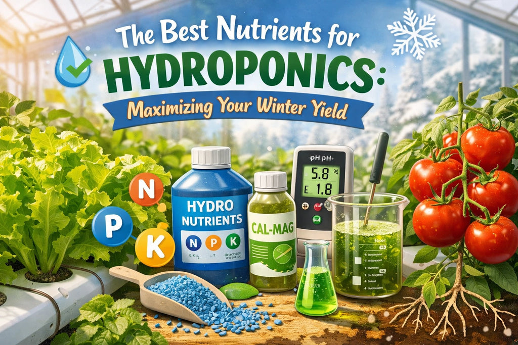 The Best Nutrients for Hydroponics: Maximizing Your Winter Yield