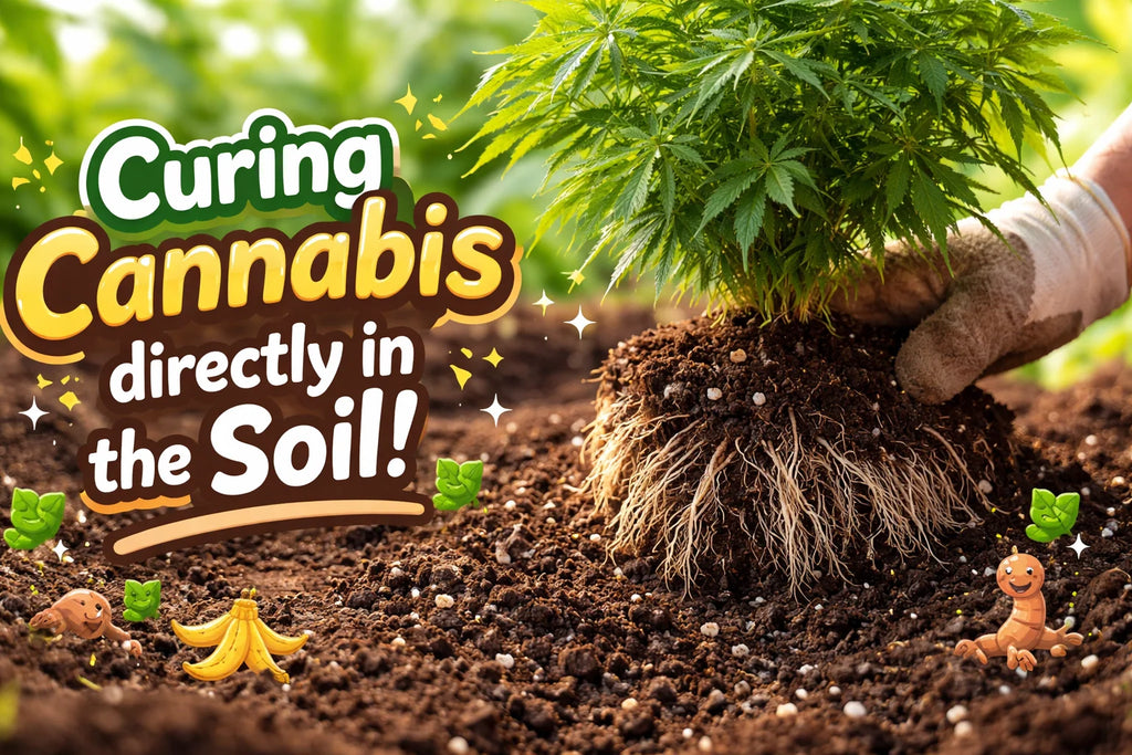 Curing Cannabis directly in the Soil!