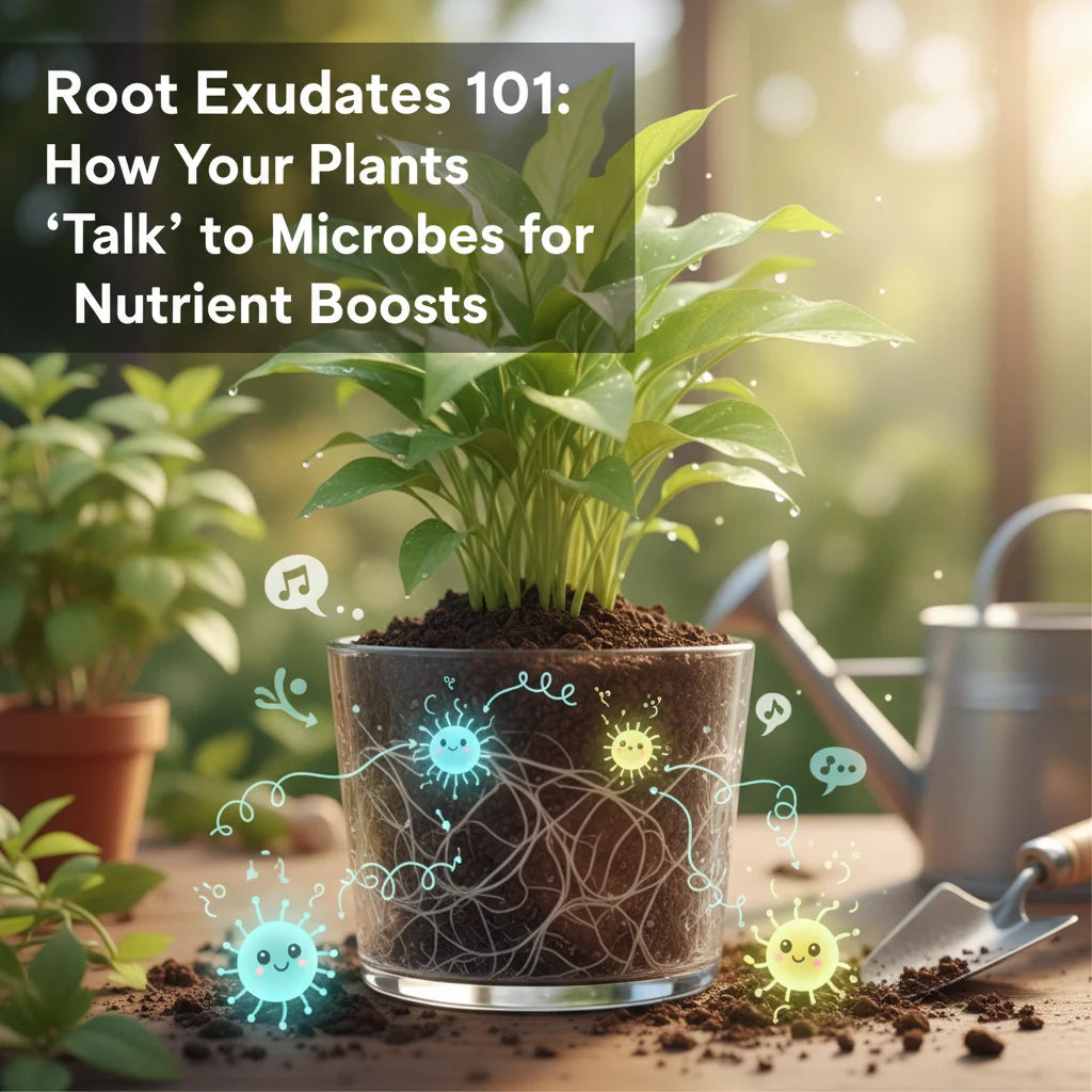 Root Exudates 101: How Your Plants Talk to Microbes for Nutrient Boosts