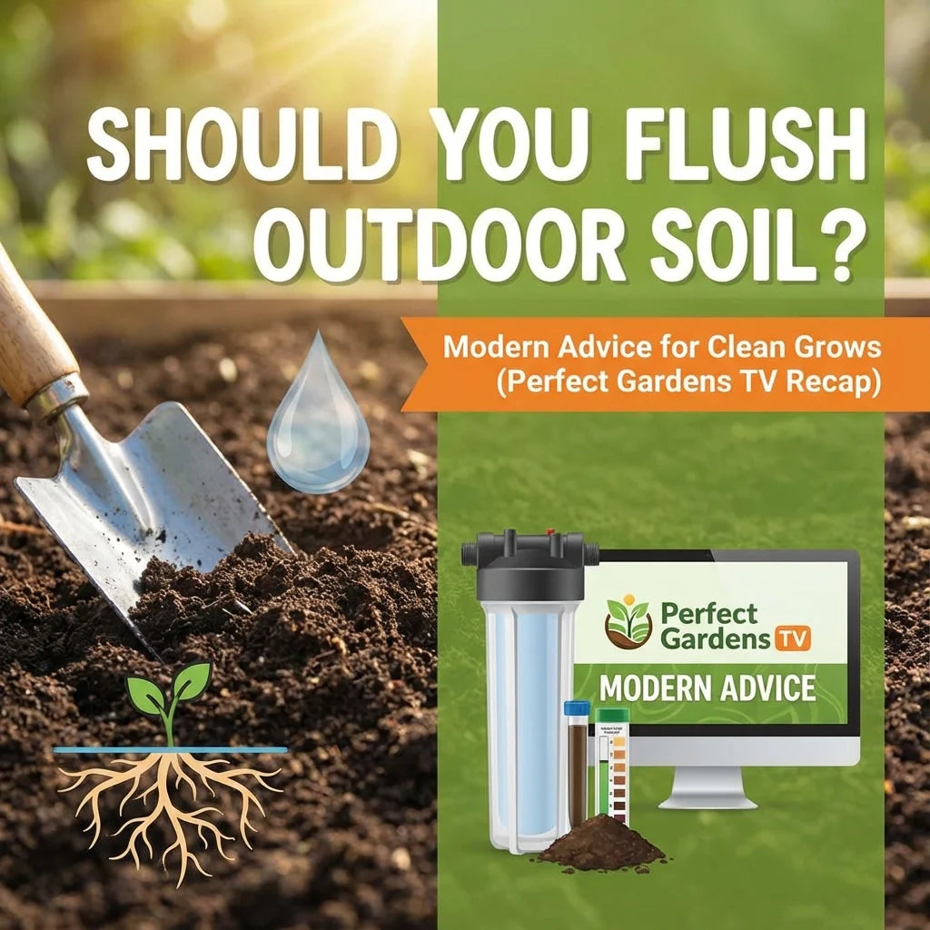 Should You Flush Outdoor Soil? Modern Advice for Clean Grows