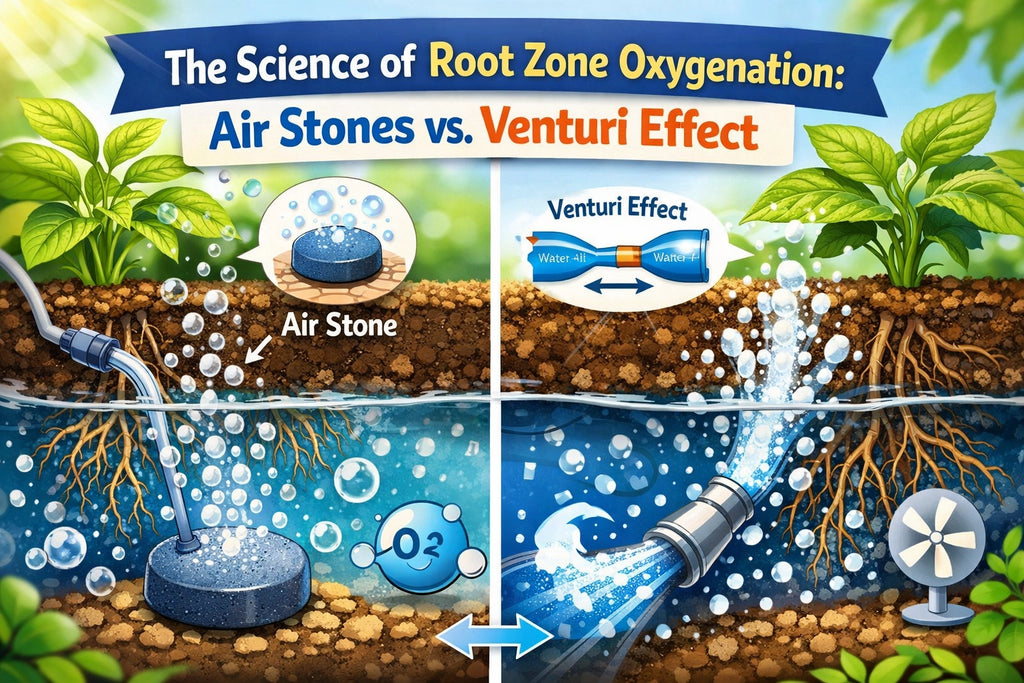 The Science of Root Zone Oxygenation: Air Stones vs. Venturi Effect