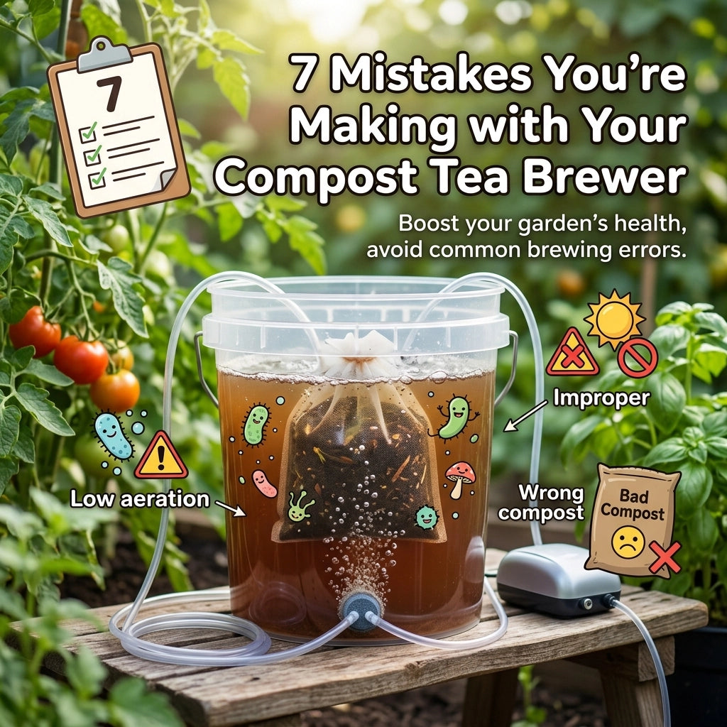 7 Mistakes You’re Making with Your Compost Tea Brewer