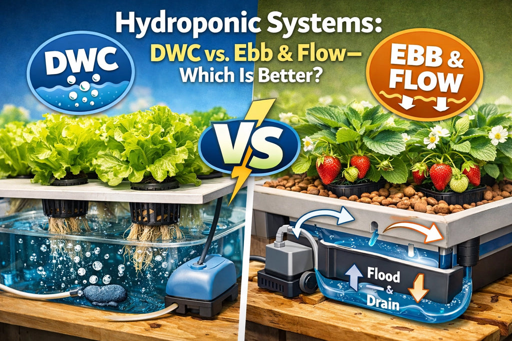 Hydroponic Systems: DWC vs. Ebb & Flow: Which Is Better?