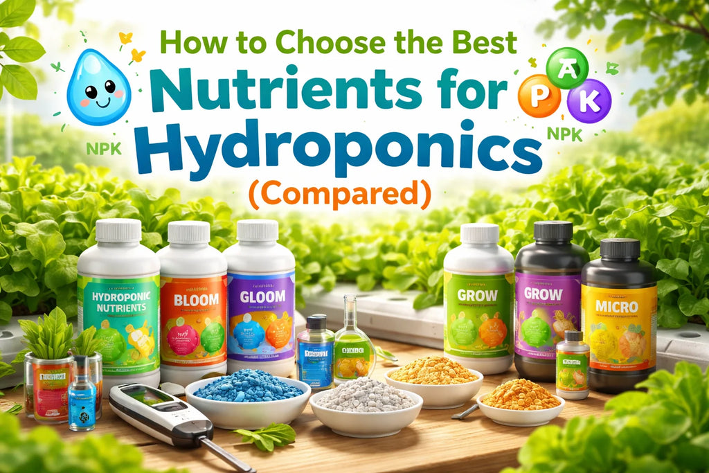 How to Choose the Best Nutrients for Hydroponics (Compared)