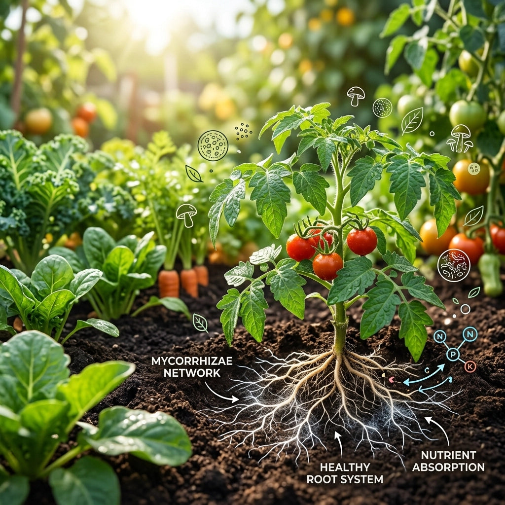 Beyond the Basics: Using Mycorrhizae for Fruit and Vegetable Crops