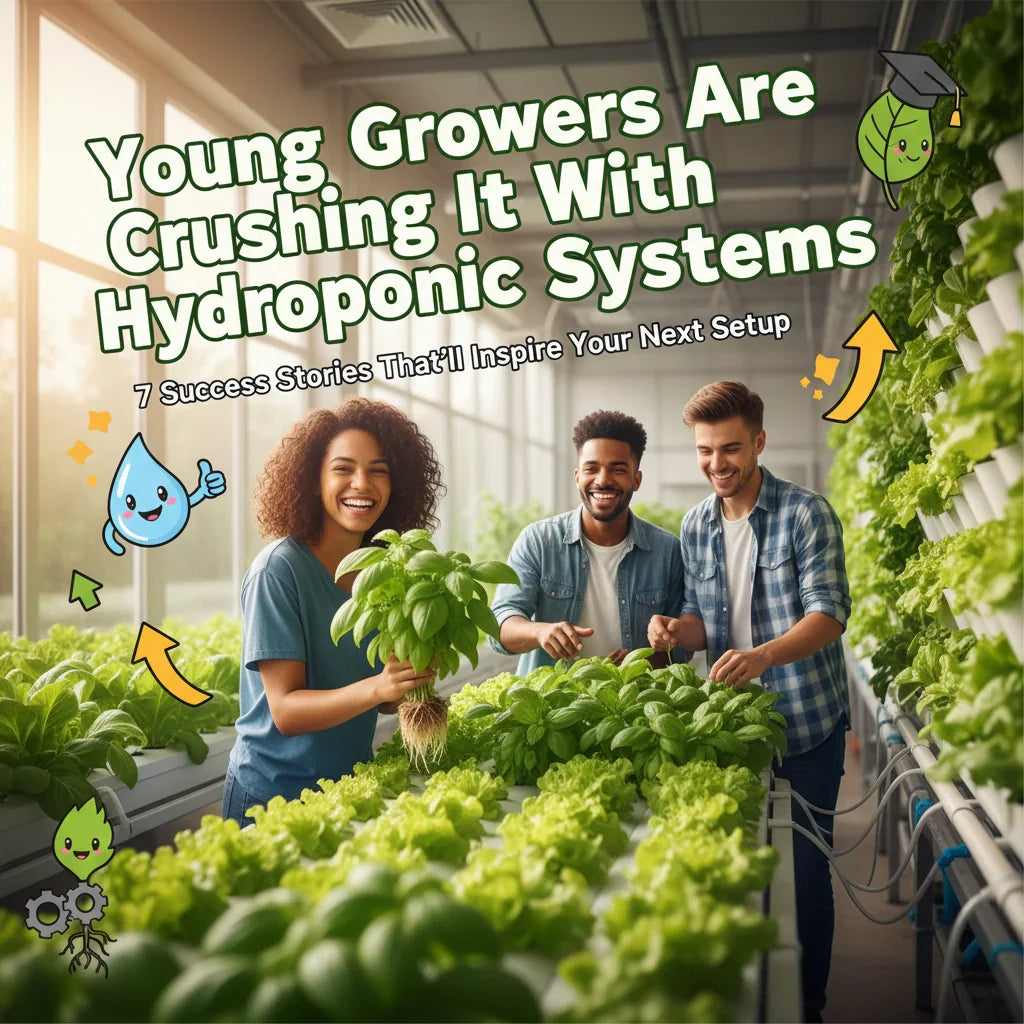 Young Growers Are Crushing It With Hydroponic Systems: 7 Success Stories That Will Inspire Your Next Setup