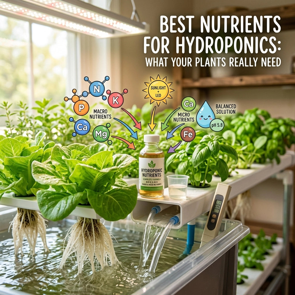 Best Nutrients for Hydroponics: What Your Plants Really Need