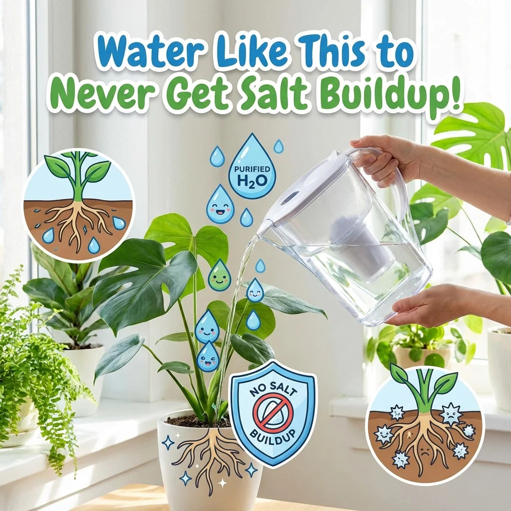 Water Like This to Never Get Salt Buildup!
