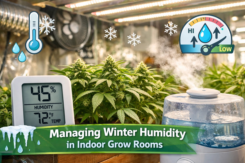 Managing Winter Humidity in Indoor Grow Rooms