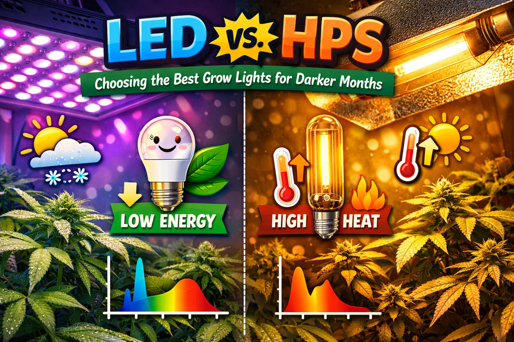 LED vs. HPS: Choosing the Best Grow Lights for Darker Months