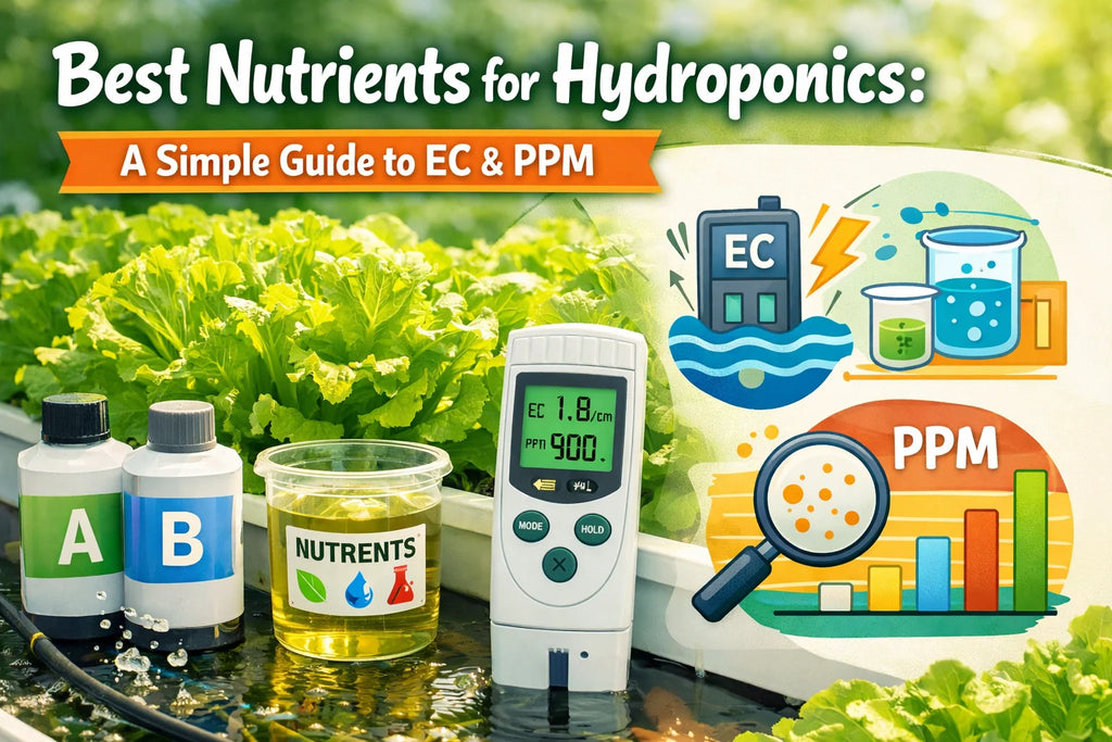 Best Nutrients for Hydroponics: A Simple Guide to EC & PPM