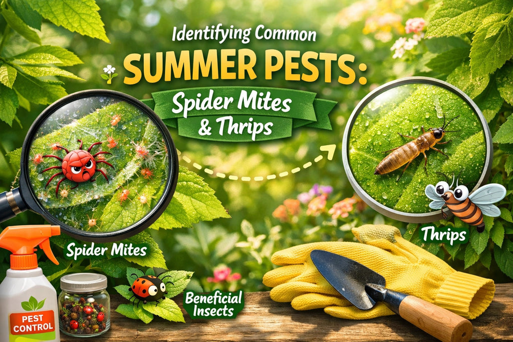 Identifying Common Summer Pests: Spider Mites and Thrips
