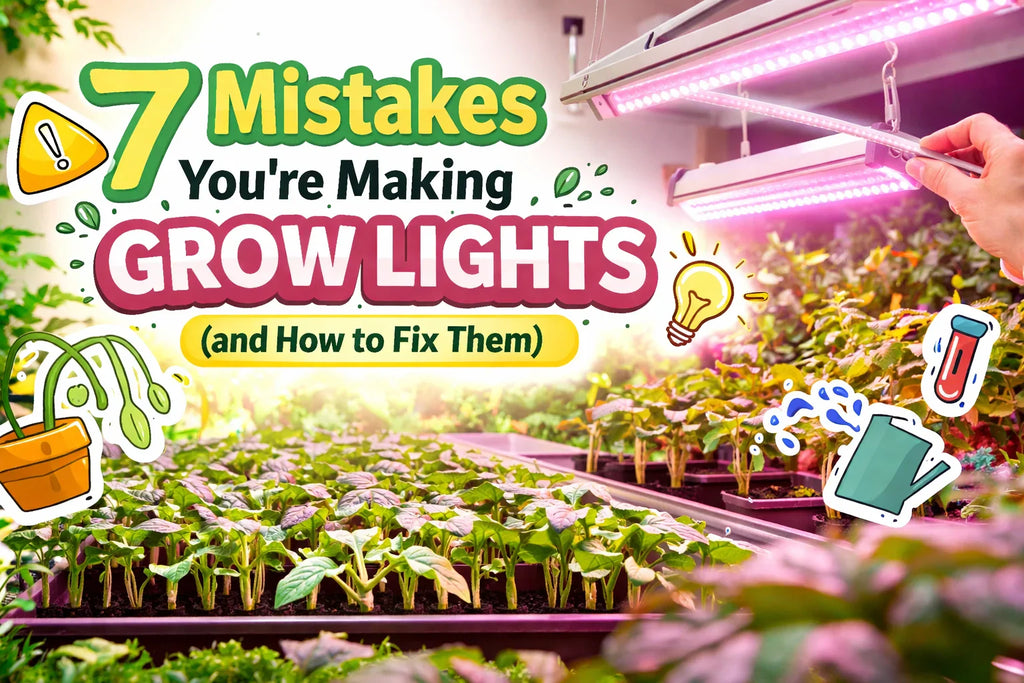 7 Mistakes You're Making with Your Grow Lights (and How to Fix Them)