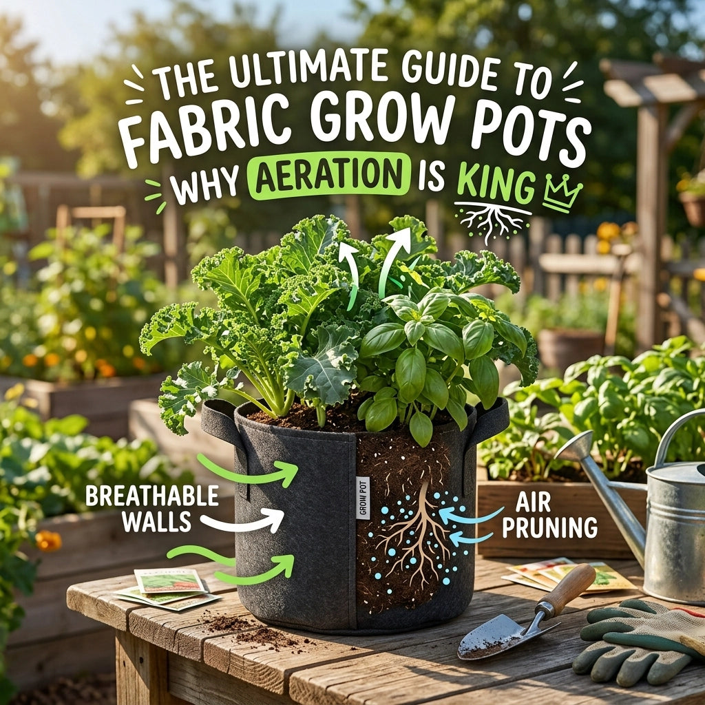 The Ultimate Guide to Fabric Grow Pots: Why Aeration is King