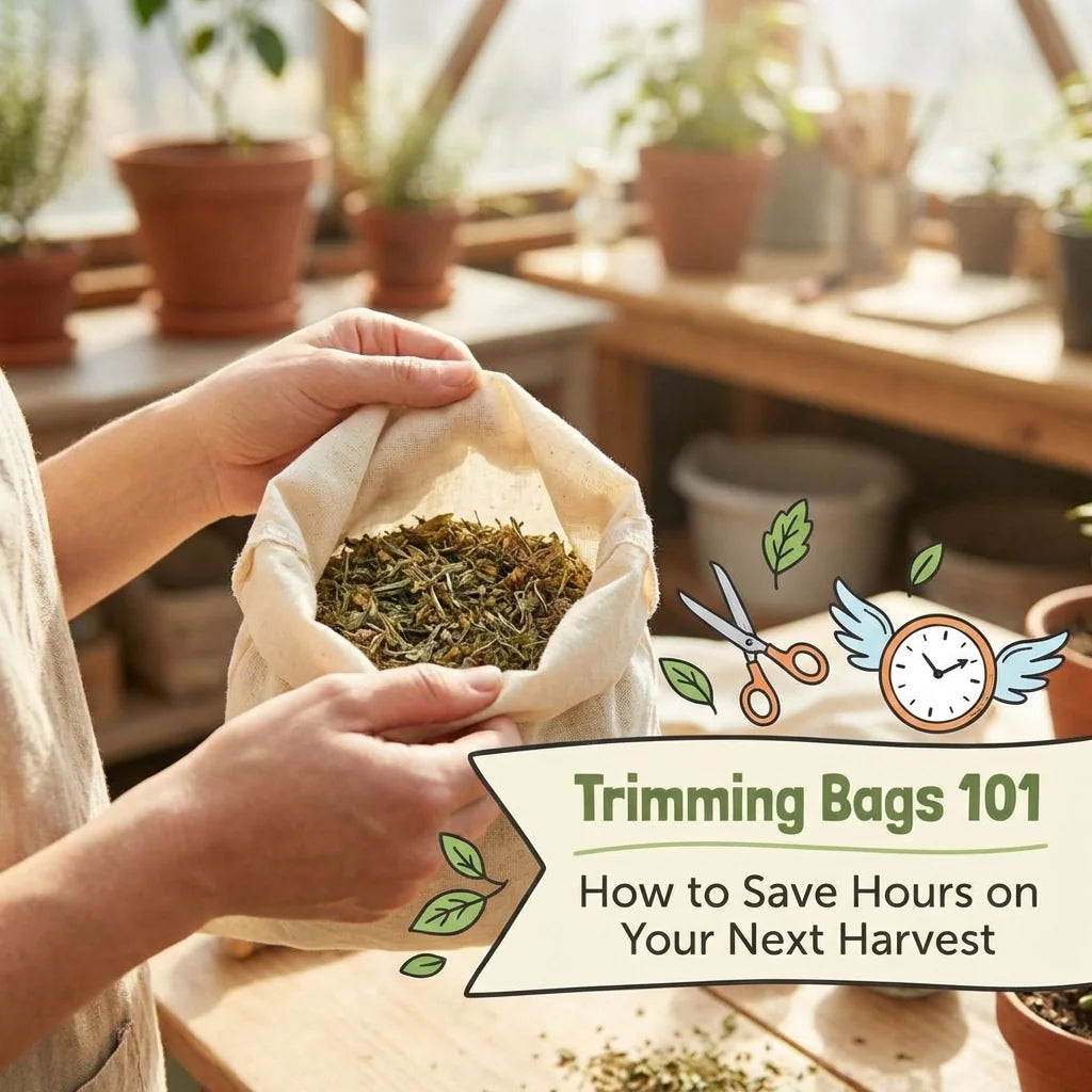 Trimming Bags 101: How to Save Hours on Your Next Harvest