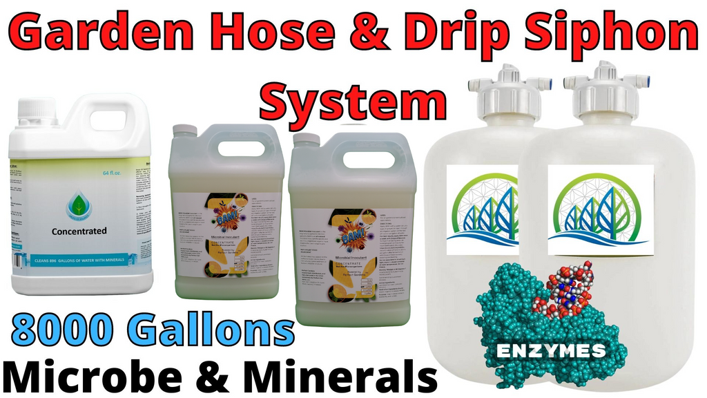 Garden Hose and Drip Siphon System