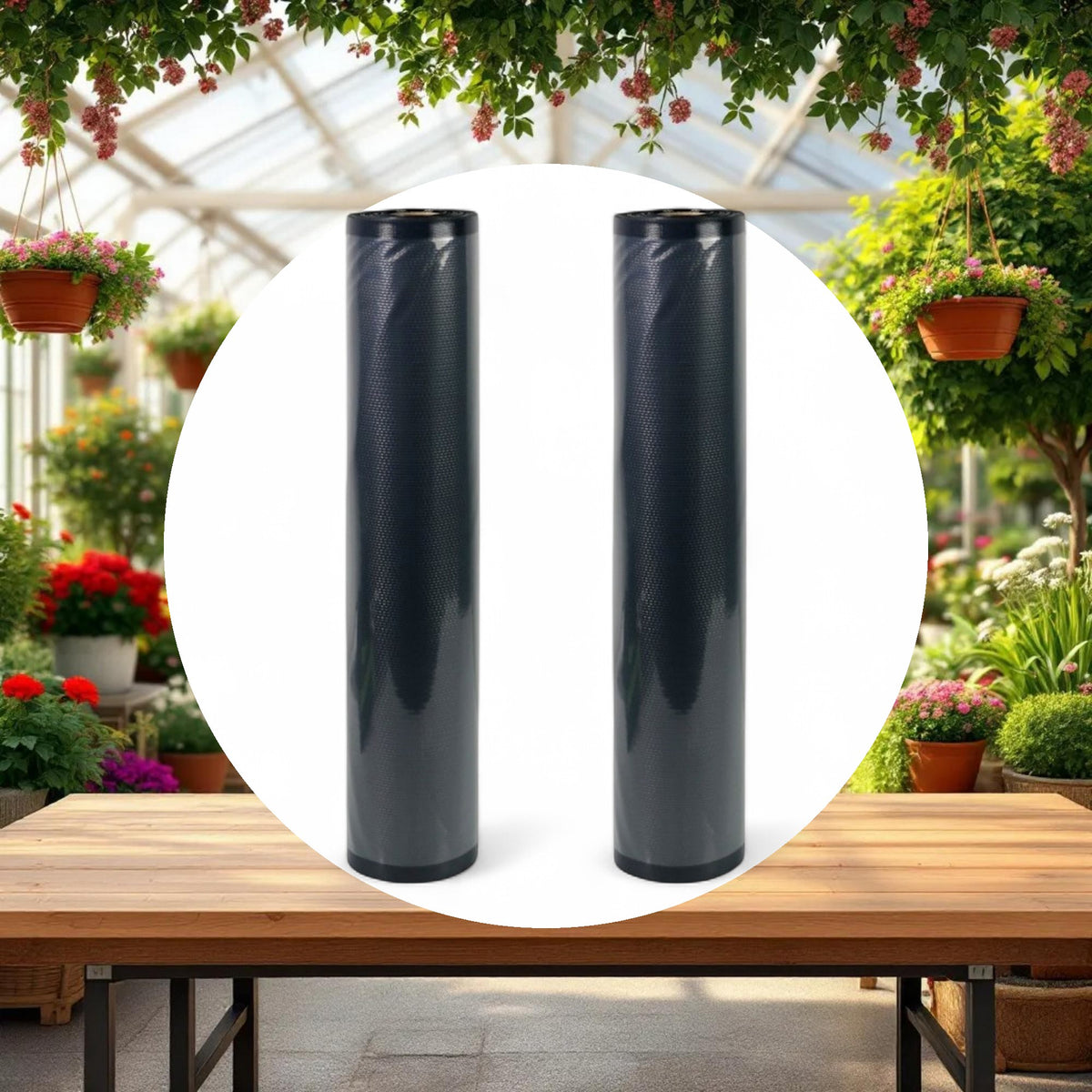 NatureVac Vacuum Seal Bags Black & Clear 11in x 19.5ft (2 Rolls/Box)195* - Image 3