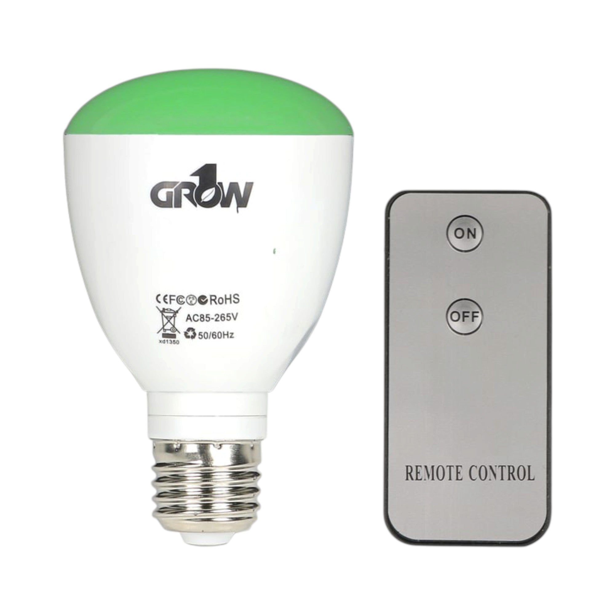 Grow1 Green LED Light Bulb w/ Remote