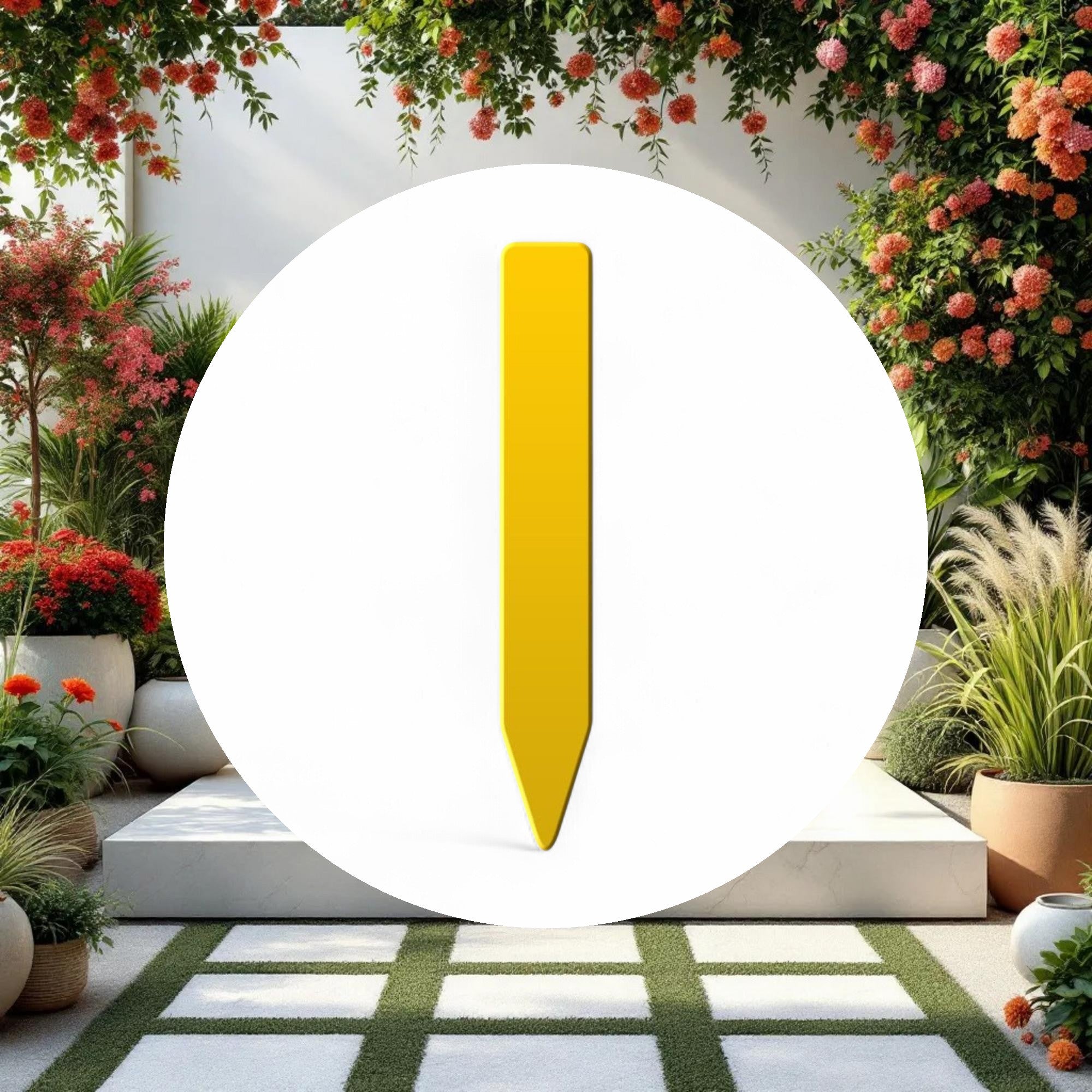 Grow1 Plant Stake Labels Yellow (1000 pieces) - Image 2