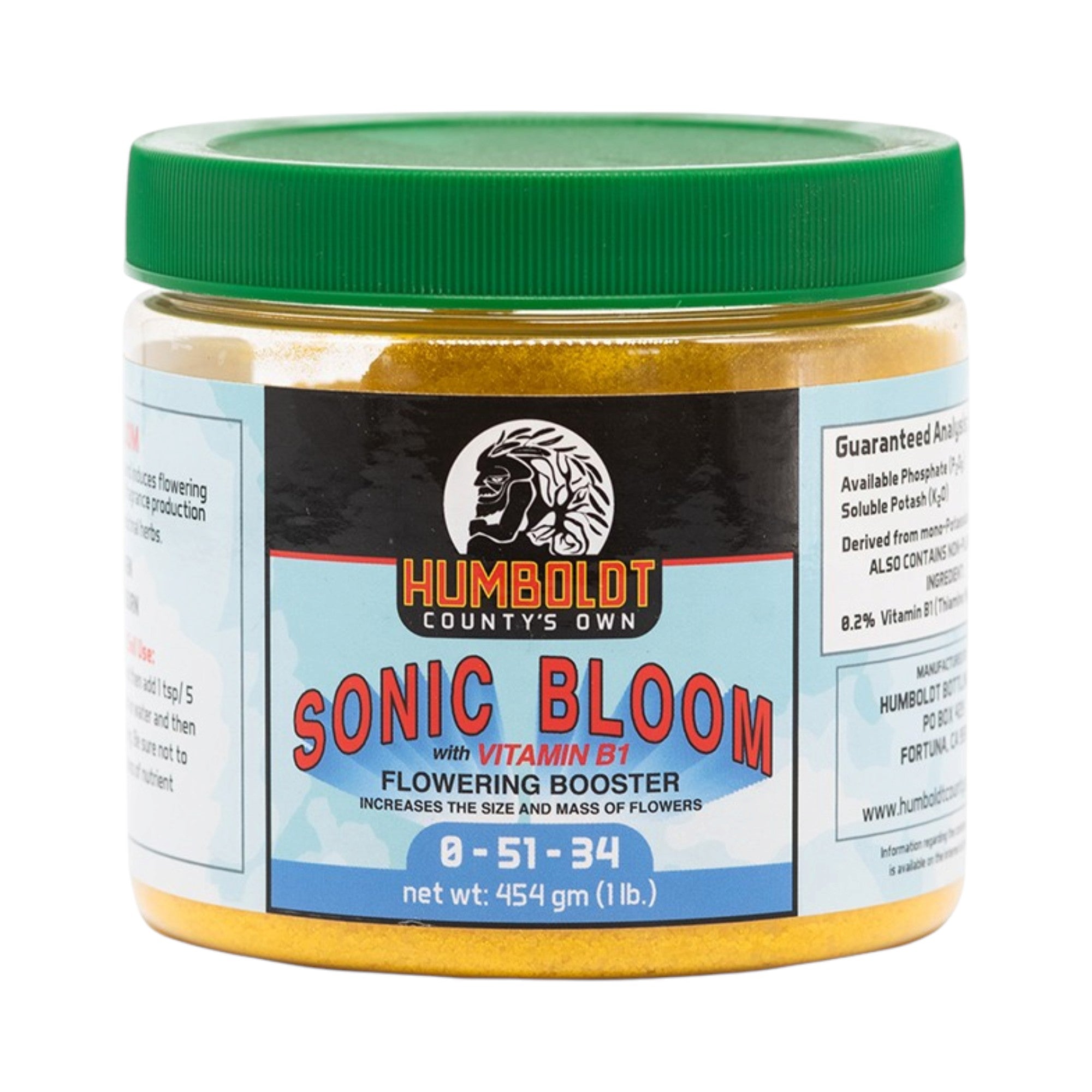 Humboldt County's Own Sonic Bloom w/ Vitamin B1 1lb