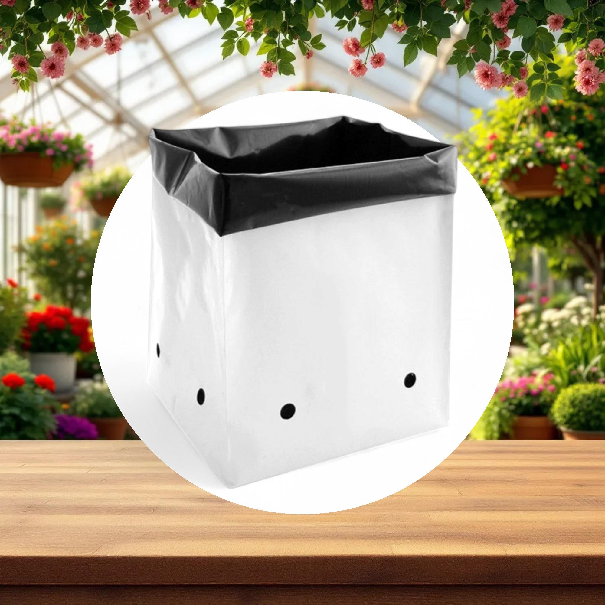 GROW1 PE Grow Bags Black & White 20 Gallon (10pcs/Pack) - Image 3