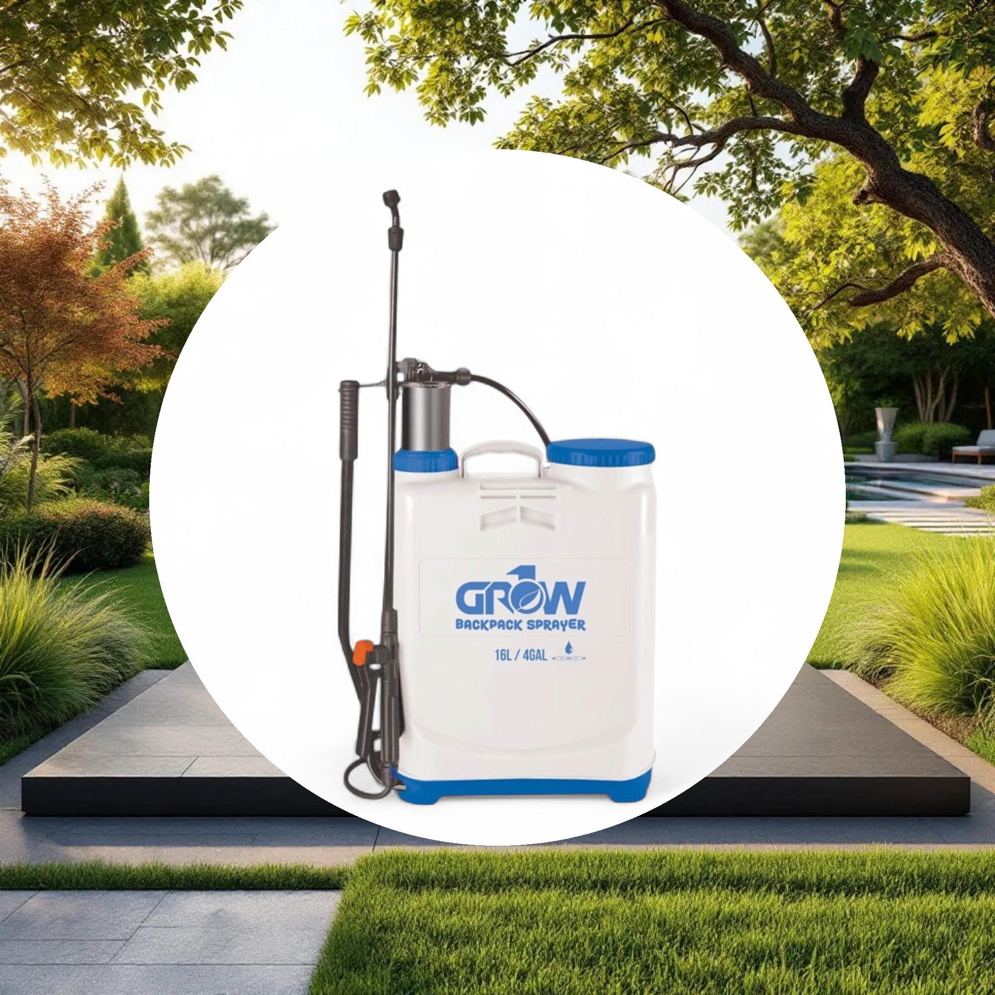 GROW1 Backpack Sprayer 16L/4Gal - Image 4