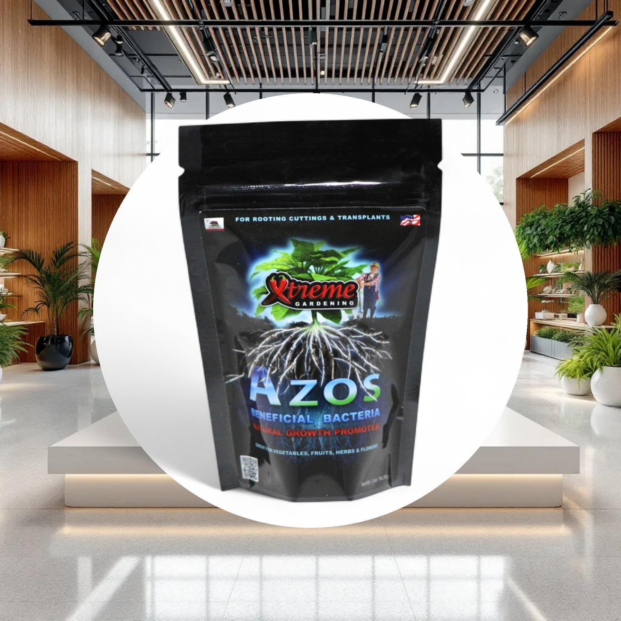 Xtreme Gardening AZOS Beneficial Bacteria Natural Growth Promoter 2oz - Image 4