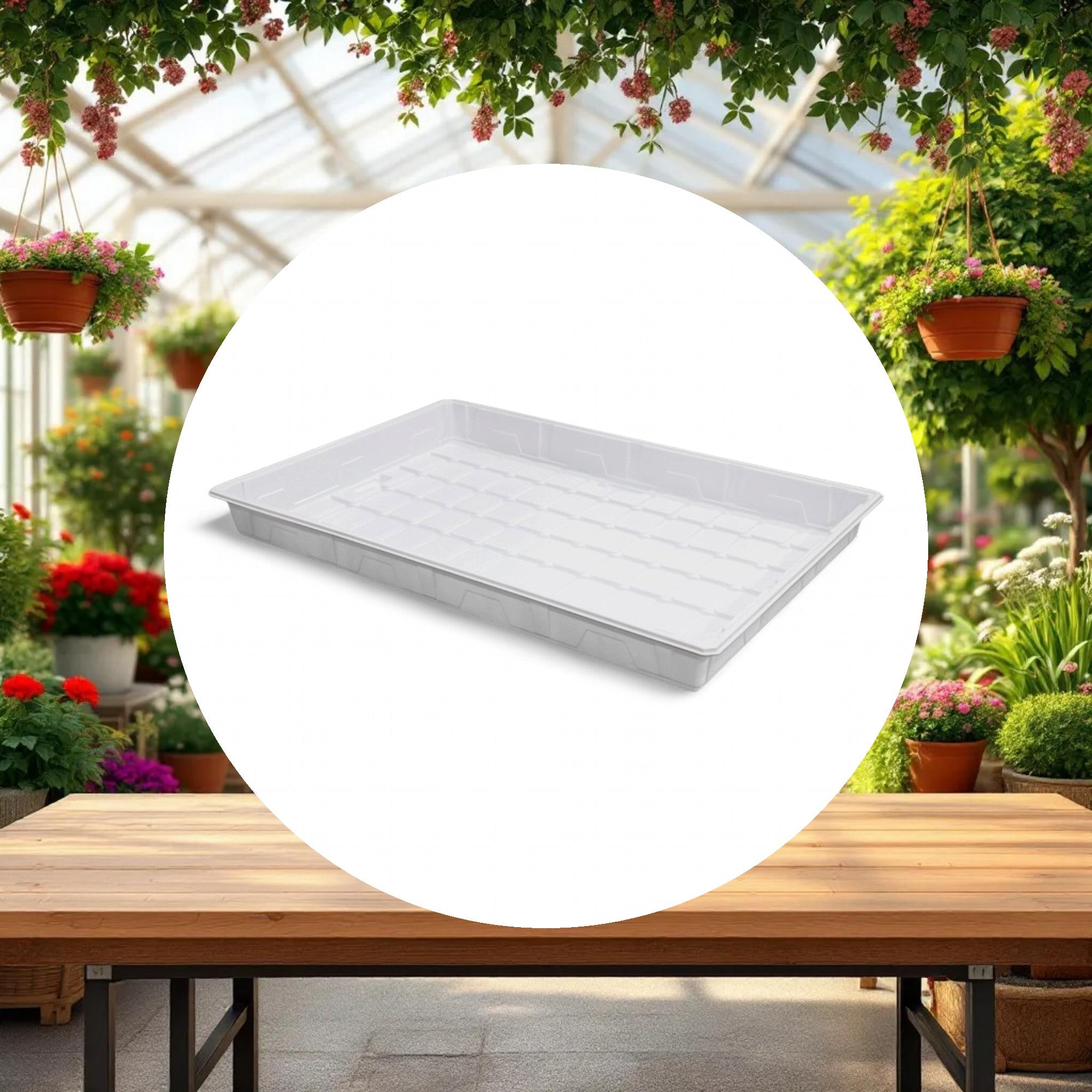 4'x8' Premium ID 6.5mil Tray - White - Image 3