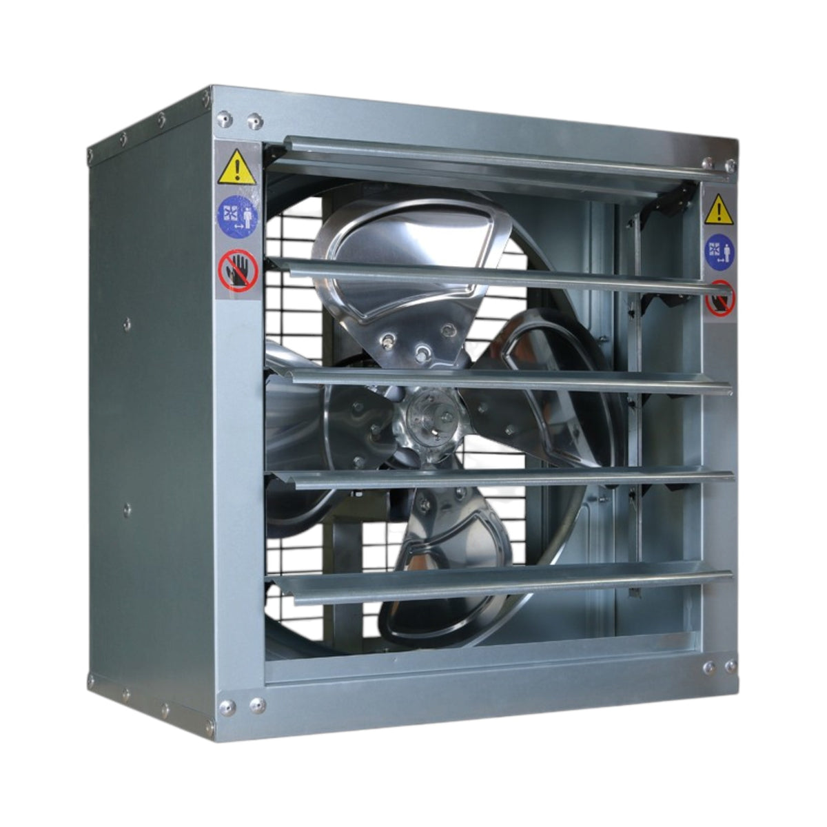 GROW1 Greenhouse Belt Driven Fan w/ Shutter 24in