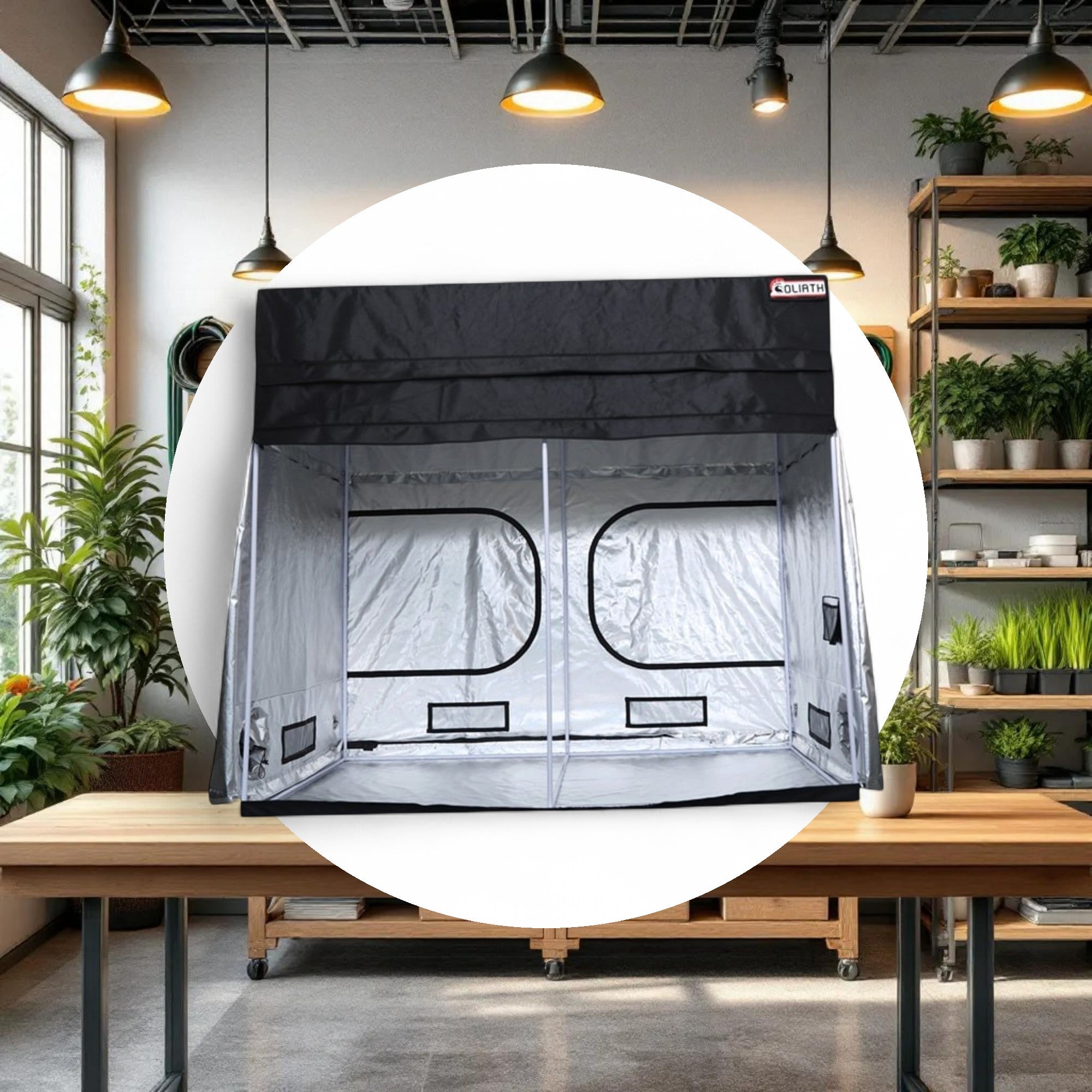 Goliath Grow Tent 5ft x 9ft x 6ft11in - 7ft11in - Image 3