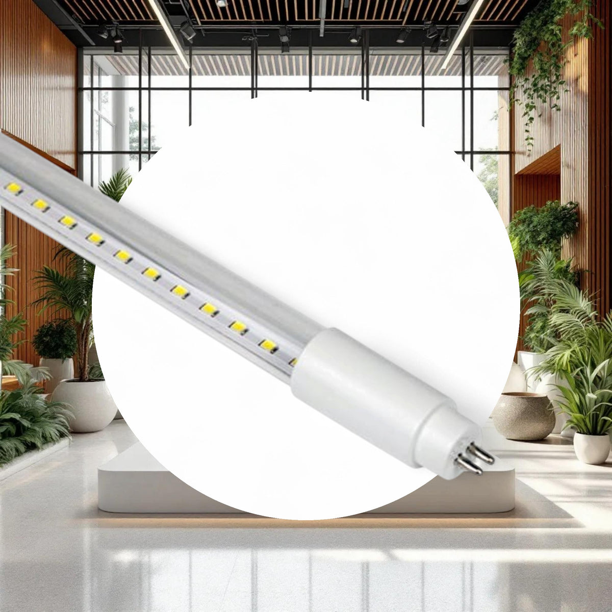 4' SupremeLux 24w T5 LED Bulbs - Full Spectrum White 6500k - Image 4