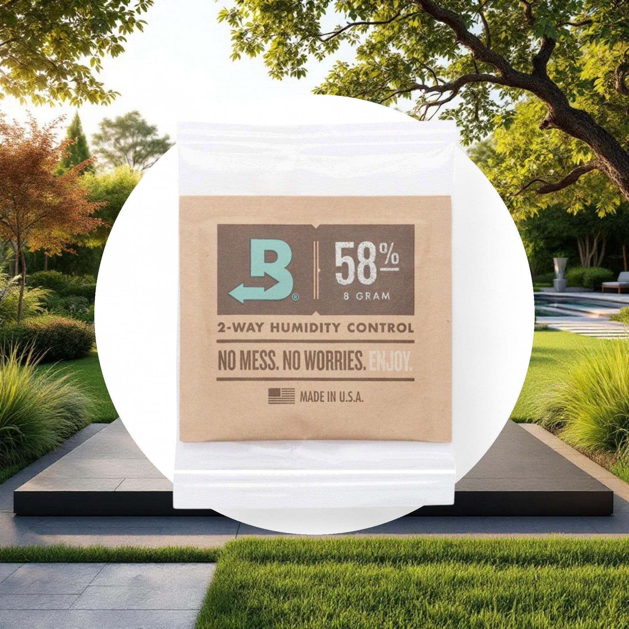 Boveda 2-Way Humidity Control Pack 58% RH 8g Bulk Individually Wrapped (300pcs/Case) - Image 4
