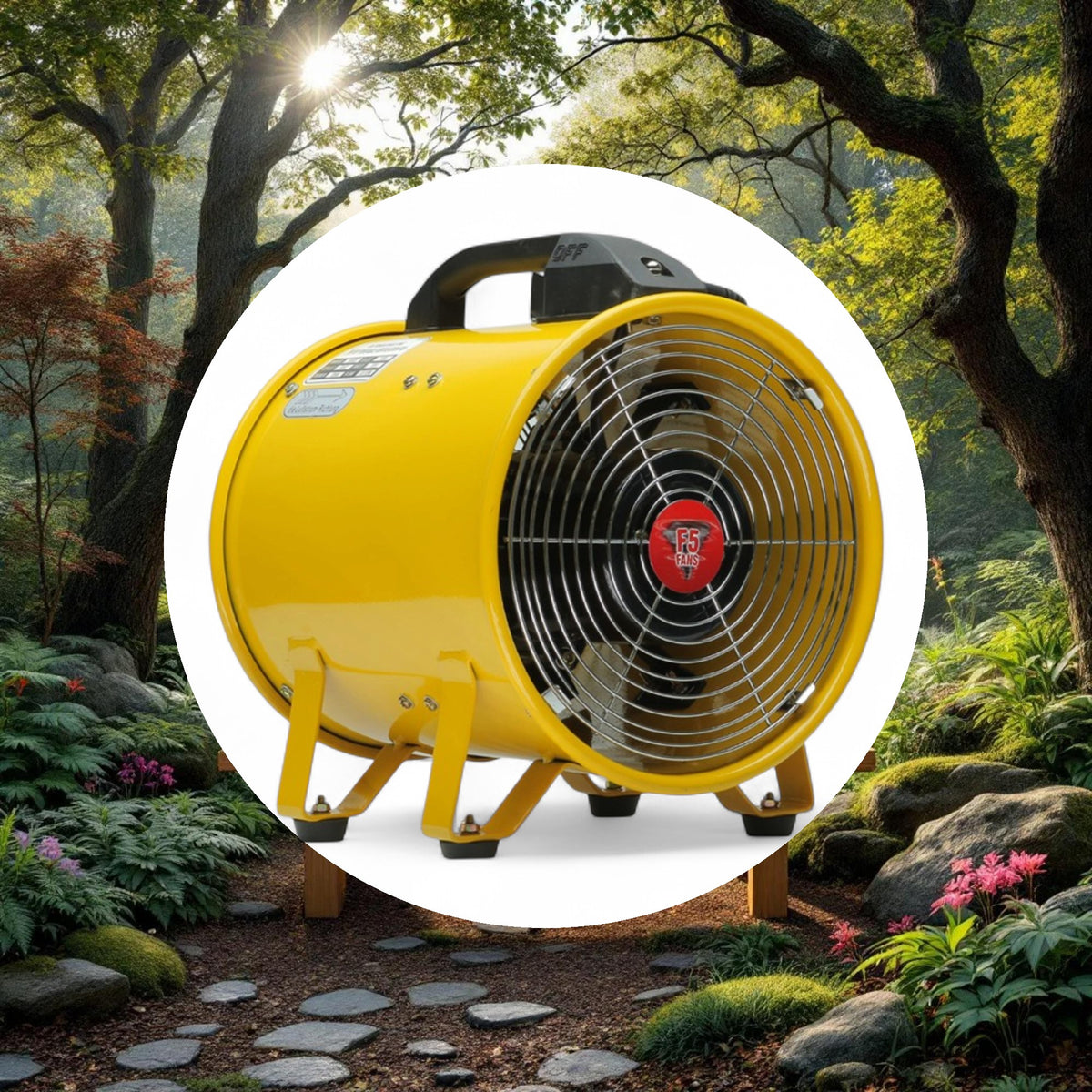 F5 Fans Portable Axial Fan 8in - Image 5