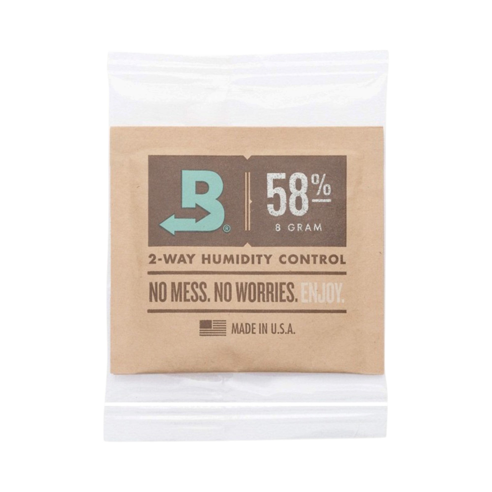 Boveda 2-Way Humidity Control Pack 58% RH 8g Bulk Individually Wrapped (300pcs/Case)
