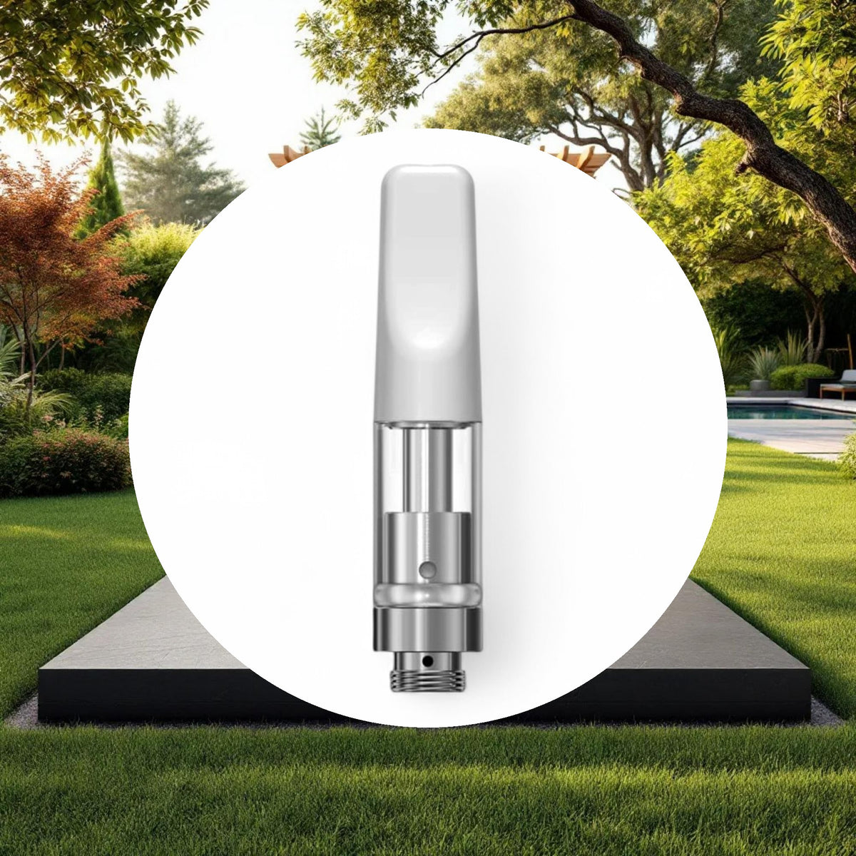 .5ml White Ceramic Cartridge w/ 1.6mm inlet (1-piece) - Image 4