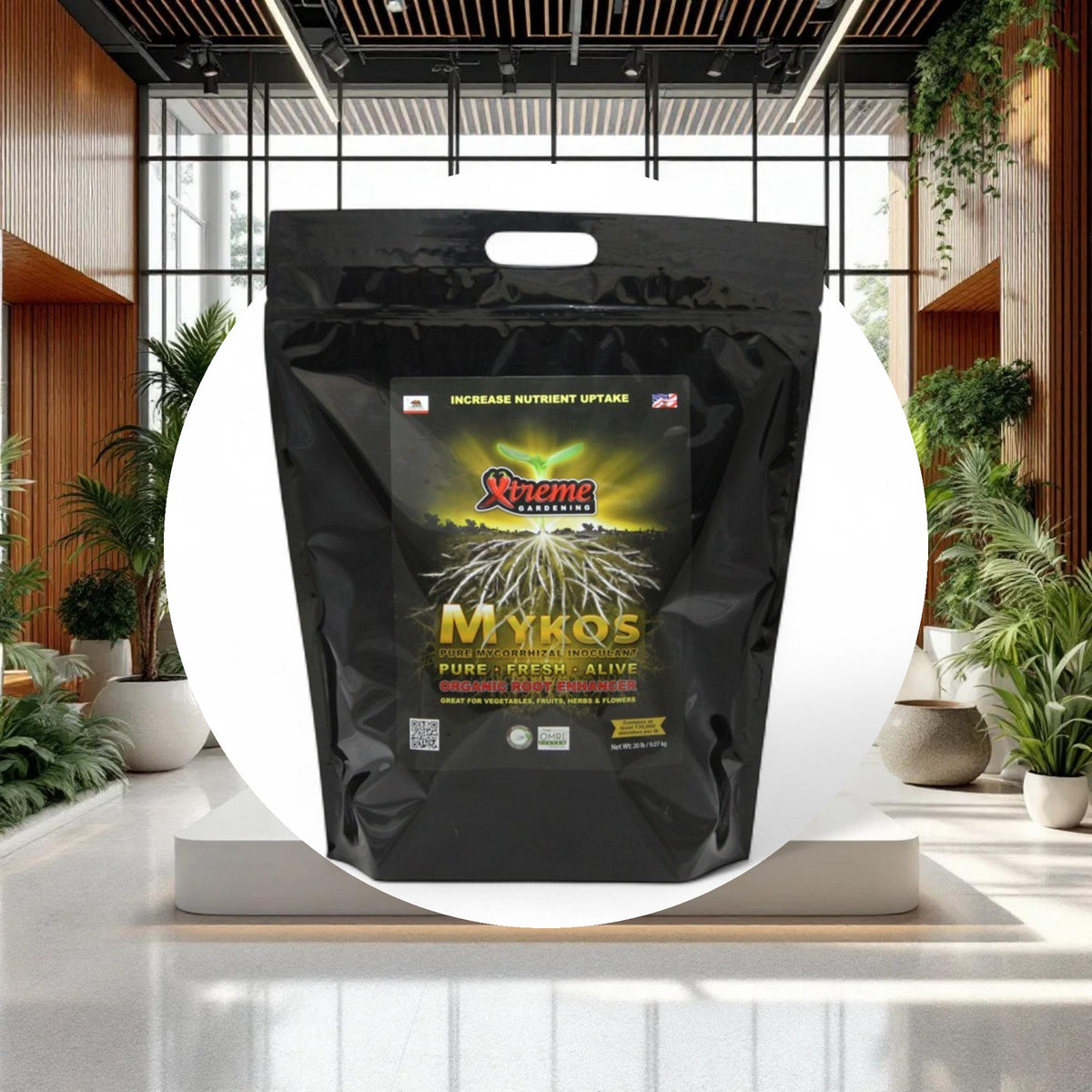 Xtreme Gardening MYKOS Pure Mycorrhizal Inoculant 20lbs - Image 4