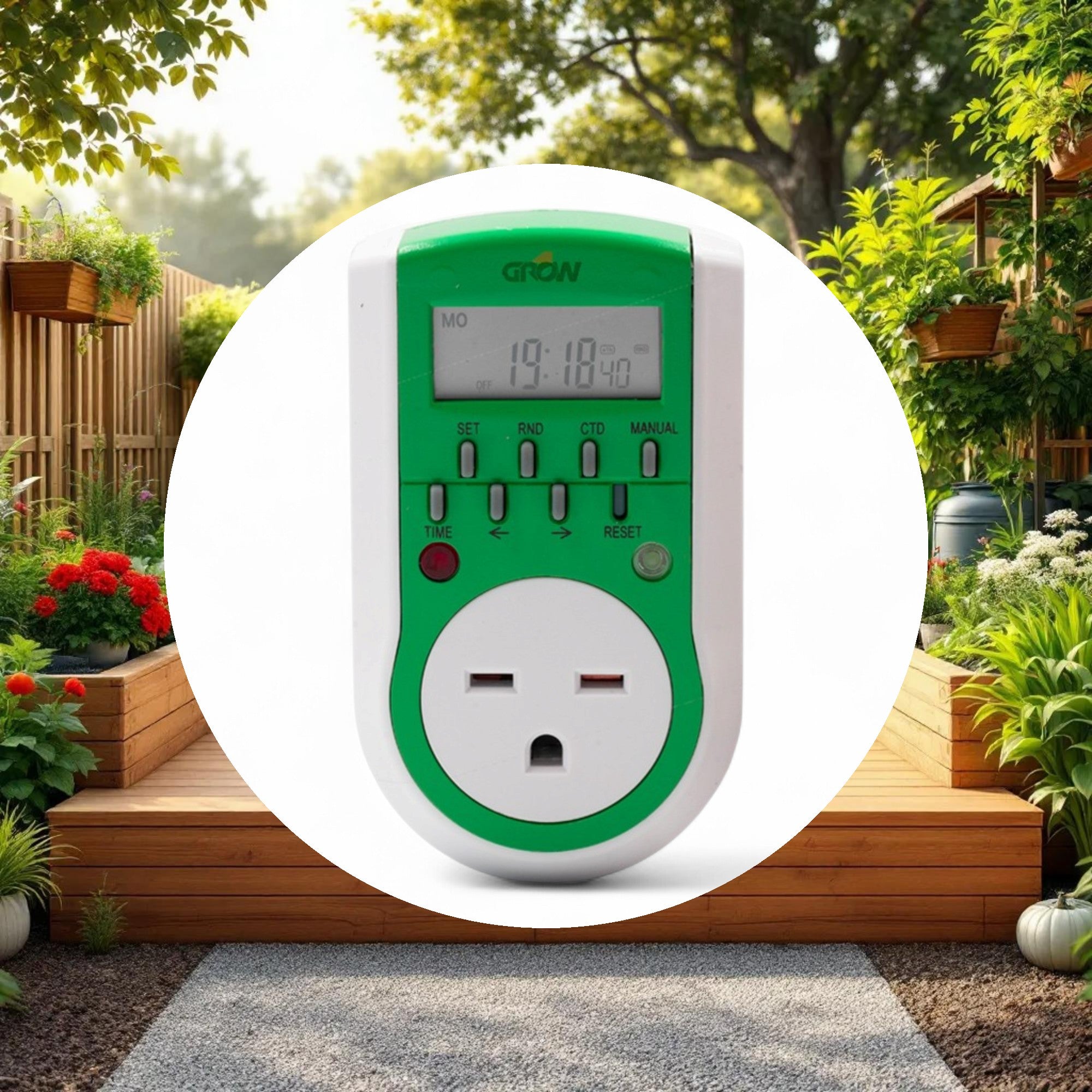 Grow1 240V Single Outlet Digital Timer - Image 3