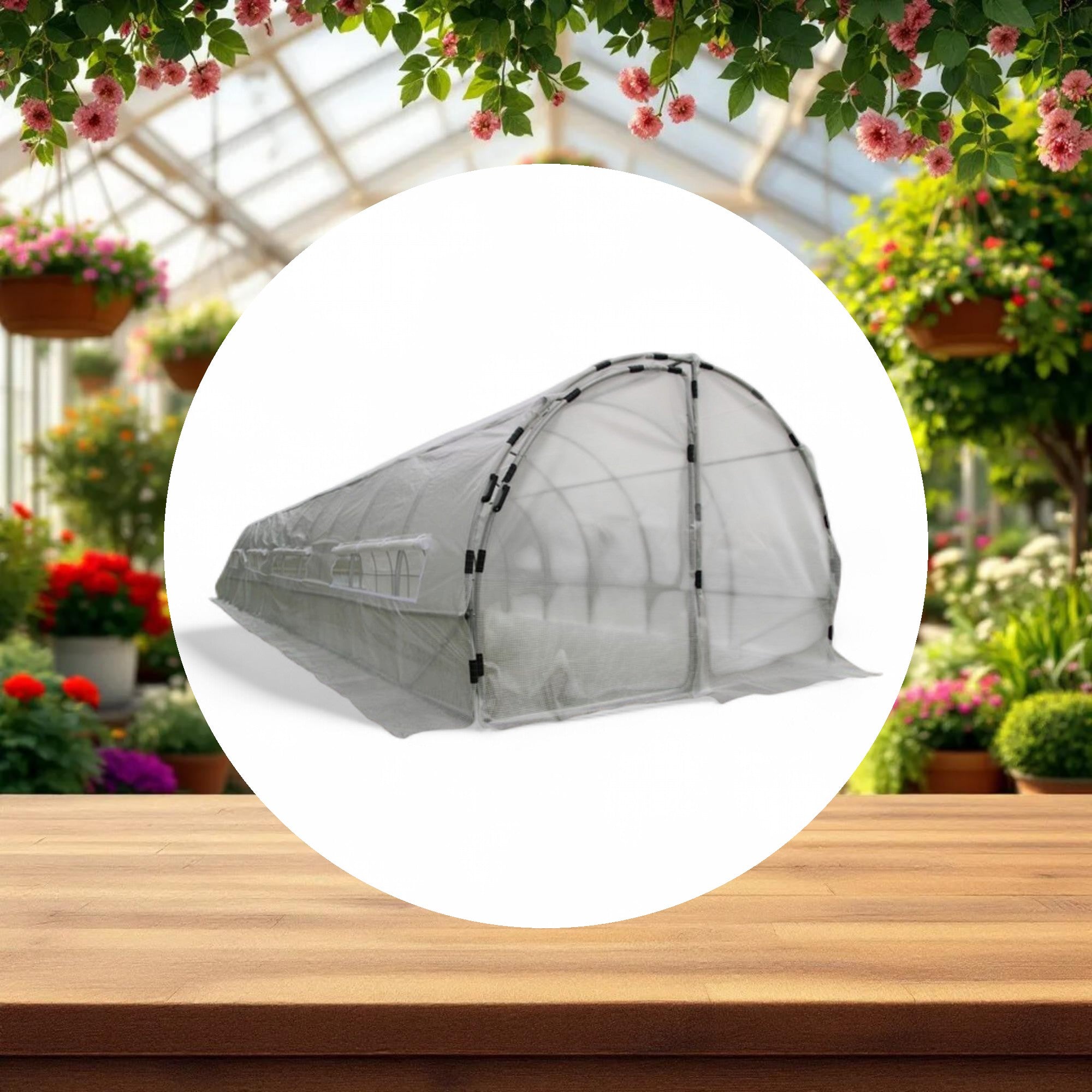 GROW1 Hoop House Replacement Cover (40ft x 10ft x 6.5ft) - Image 3