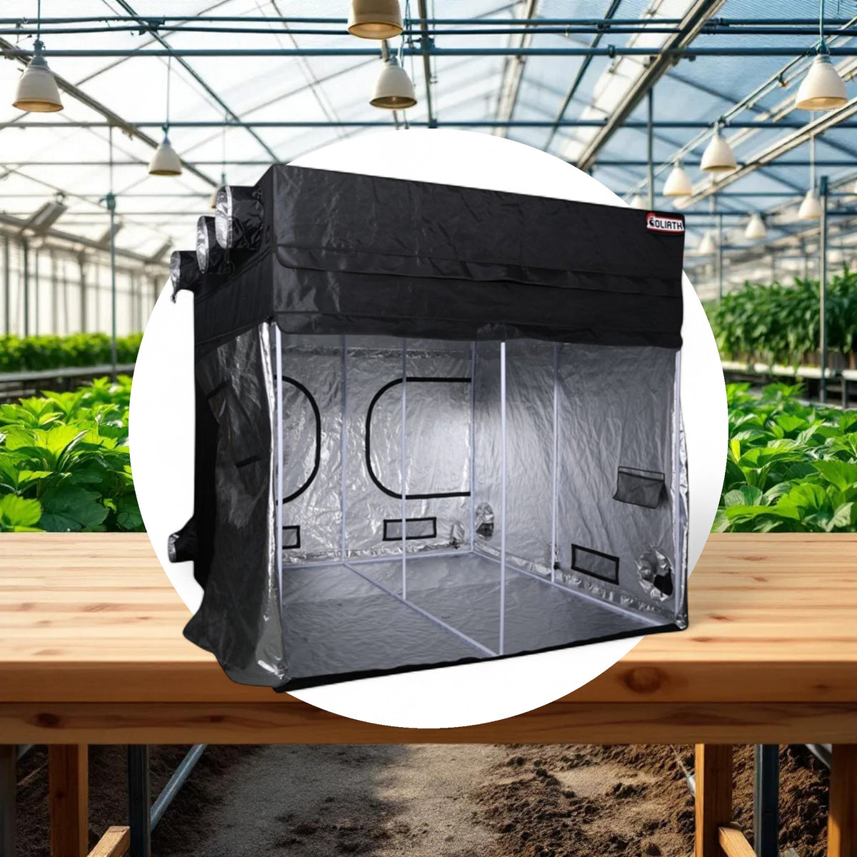 Goliath Grow Tent 8ft x 8ft x 6ft11in - 7ft11in - Image 2