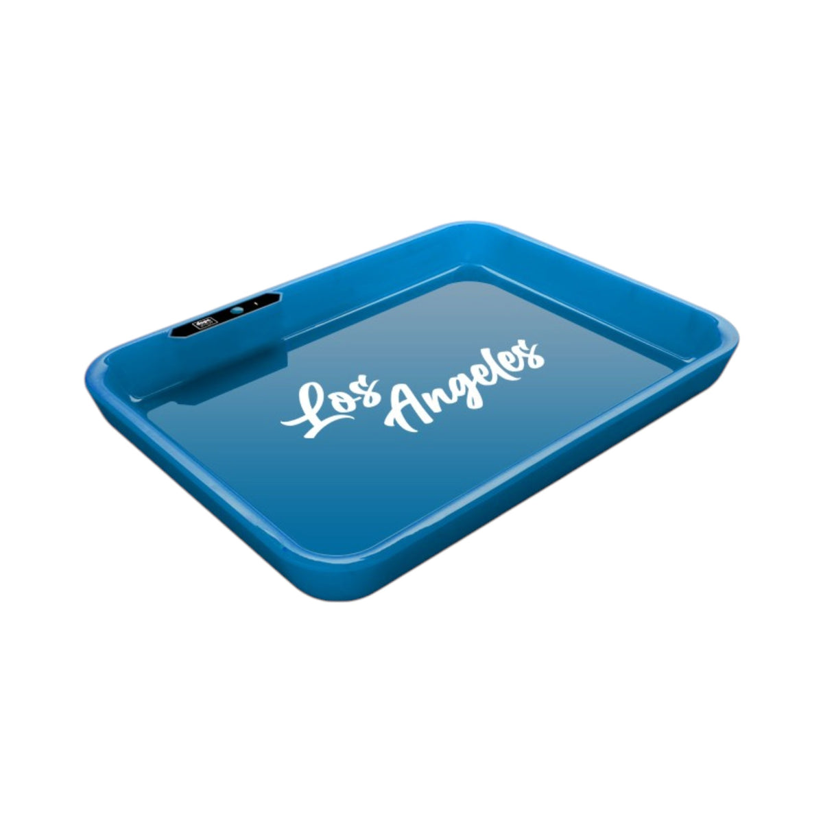 Dope Trays x Los Angeles – Blue background white logo